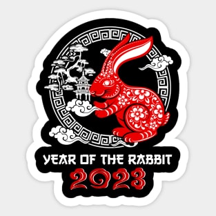 Year Of the Rabbit 2023 - Chinese Zodiac New Year 2023 Sticker